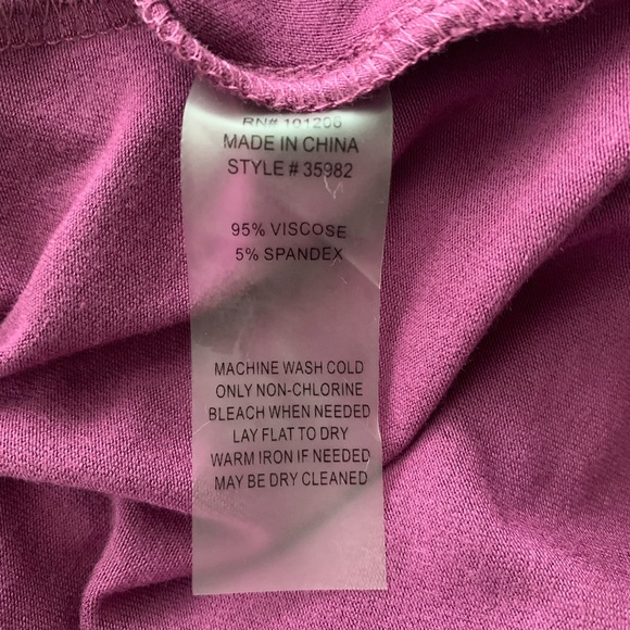 Soft Surroundings Purple Timely Tunic Size PL - Picture 5 of 6
